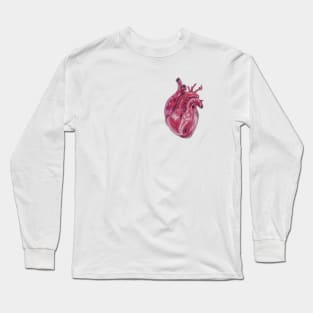 Anatomical Heart Long Sleeve T-Shirt